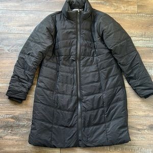 Black Maternity Winter coat size Large